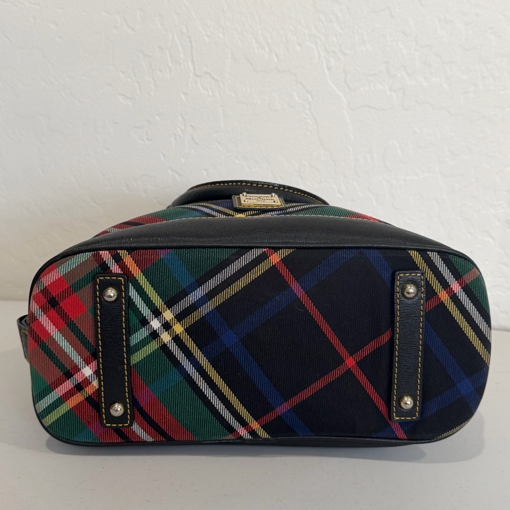 Dooney & Bourke Tartan Plaid Satchel - Picture 6 of 14